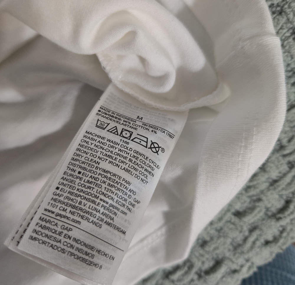 GAP Factory White Collared Ribbed Cotton Tank Top - Picture 5 of 5